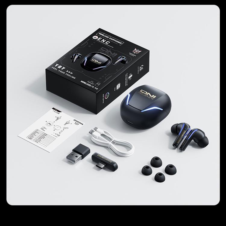 ONIKUMA T27 Dual Mode Cool Wireless Bluetooth Earphone, T27