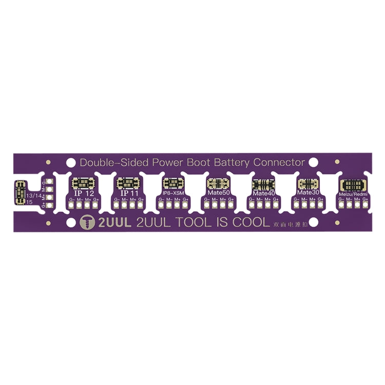 2UUL BT02 Detachable Double Sided Power Boot Battery Connector for iPhone 8 to 15 Pro Max / Android