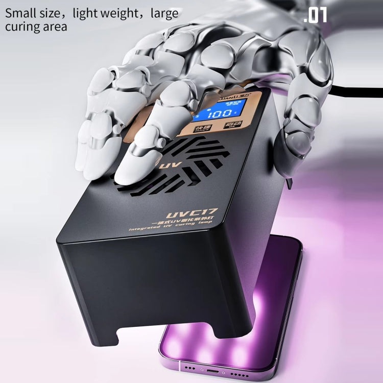 Qianli UVC17 7 inch Integrated UV Curing Lamp with Timing Function, US Plug