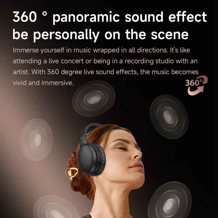 TOTUDESIGN BE-1-HP Wireless Bluetooth V5.3 Foldable Headphones