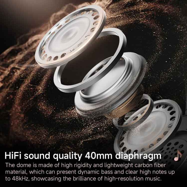 TOTUDESIGN BE-2-HP ANC Wireless Bluetooth V5.3 Foldable Headphones