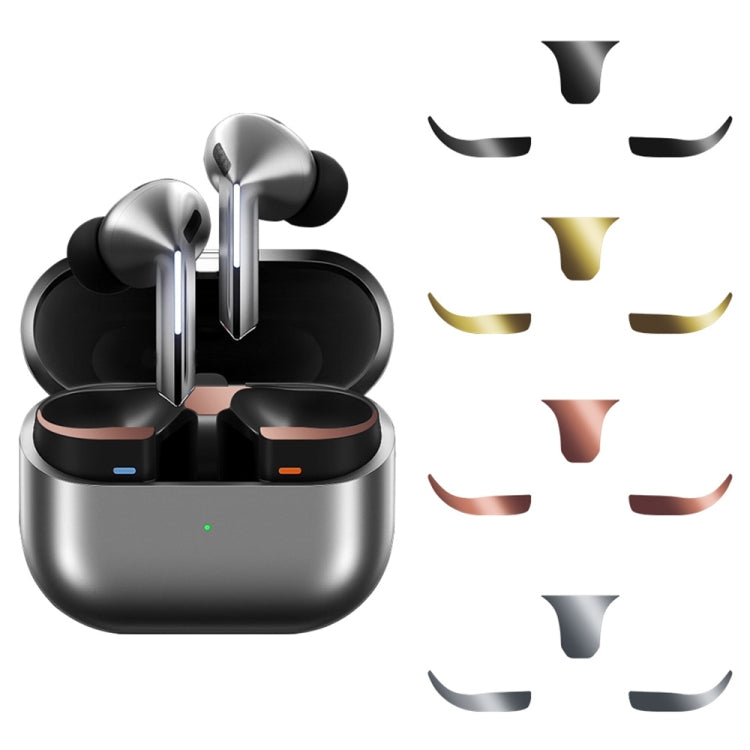 Bluetooth Earphone Charging Box Metal Stickers, For Samsung Galaxy Buds3 Pro