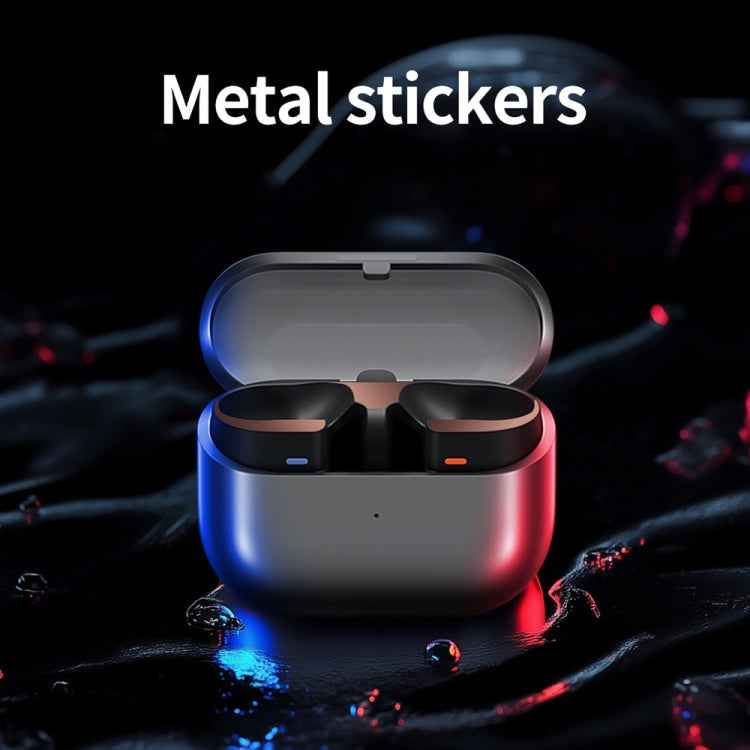 Bluetooth Earphone Charging Box Metal Stickers