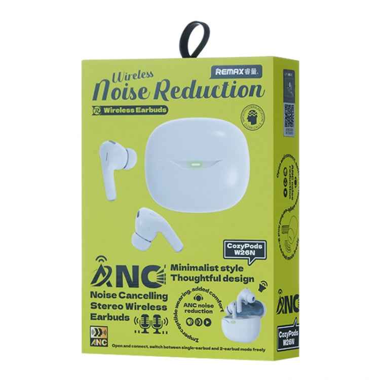 REMAX CozyBuds W26N ANC Wireless Bluetooth 5.4 Music Earphones