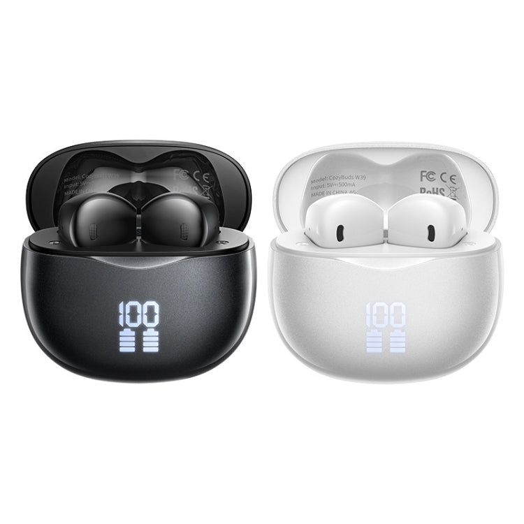 REMAX W39 Stereo Digital Display Wireless Bluetooth Earphone