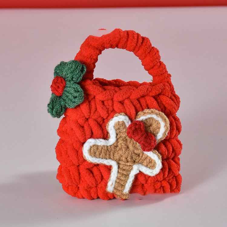 Woven Plush Bag Shape Bluetooth Earphone Protective Case