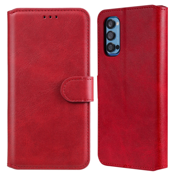 Classic Calf Texture PU + TPU Horizontal Flip Leather Case, with Holder & Card Slots & Wallet, For Sony Xperia 10 II, For OPPO Reno4 Pro 5G