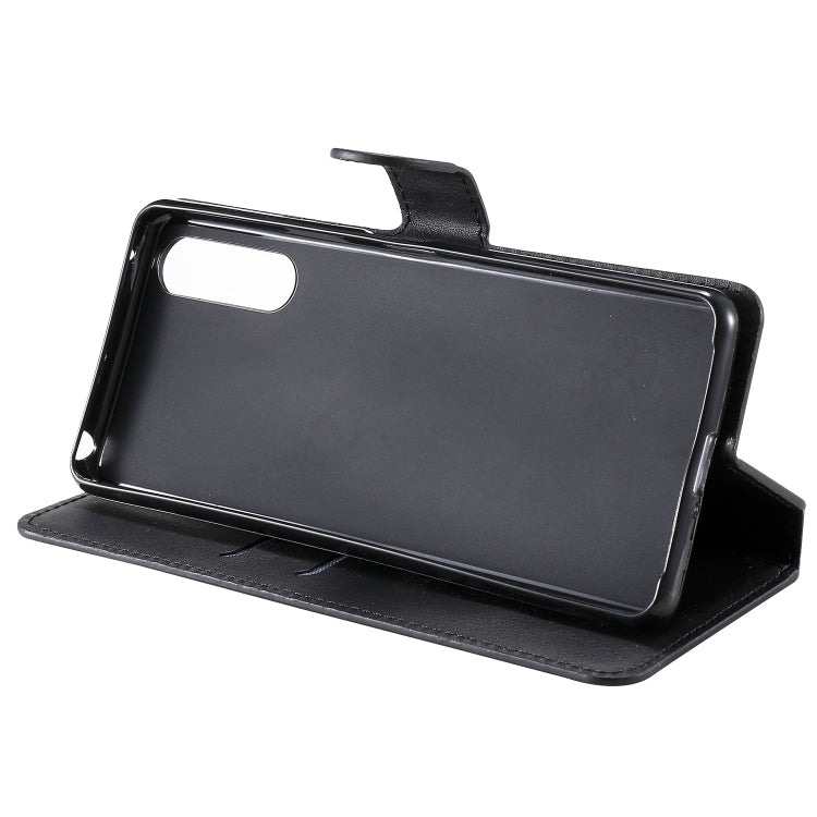 Classic Calf Texture PU + TPU Horizontal Flip Leather Case, with Holder & Card Slots & Wallet, For Sony Xperia 10 II, For OPPO Reno4 Pro 5G