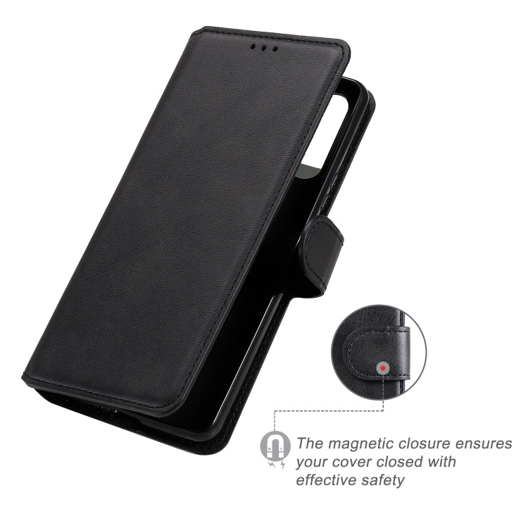 Classic Calf Texture PU + TPU Horizontal Flip Leather Case, with Holder & Card Slots & Wallet, For Sony Xperia 10 II, For OPPO Reno4 Pro 5G