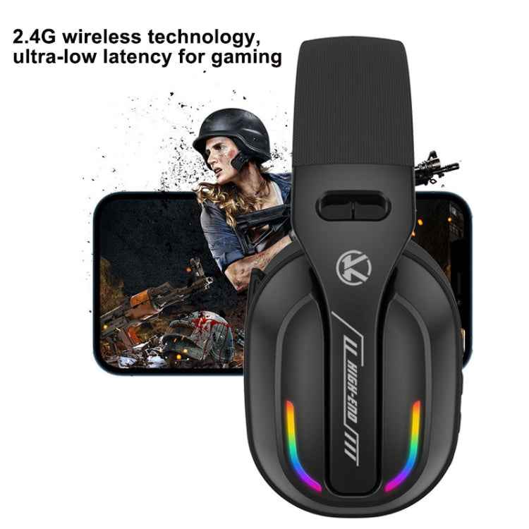 Bluetooth 5.4 Head-mounted RGB Wireless Bluetooth Gaming Headset