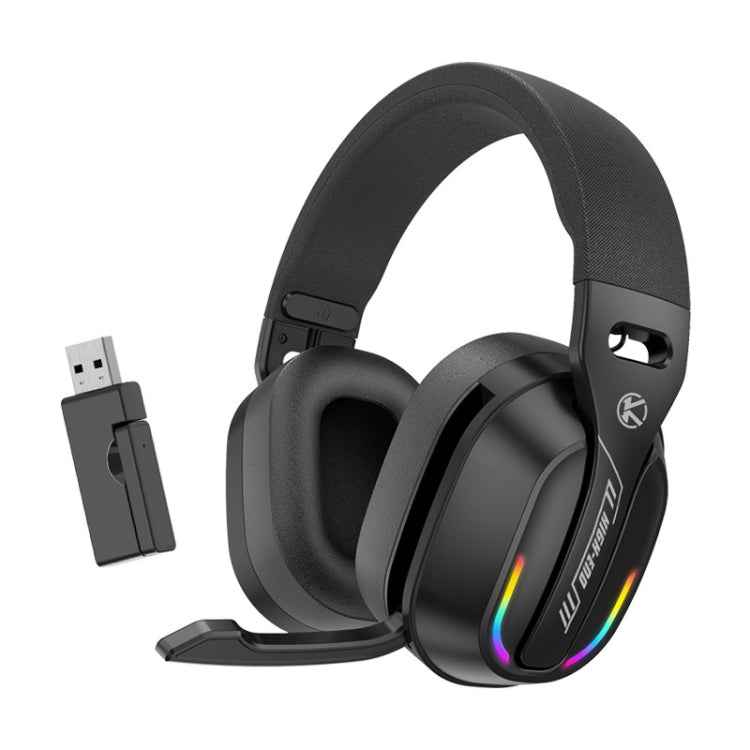 Bluetooth 5.4 Head-mounted RGB Wireless Bluetooth Gaming Headset With Transmitter