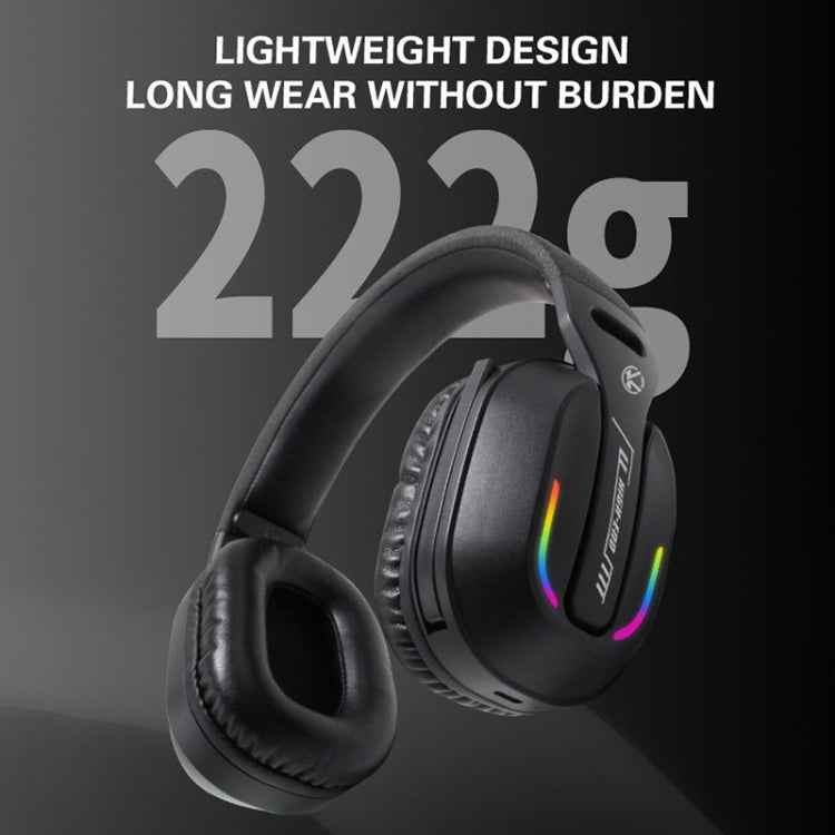 Bluetooth 5.4 Head-mounted RGB Wireless Bluetooth Gaming Headset With Transmitter