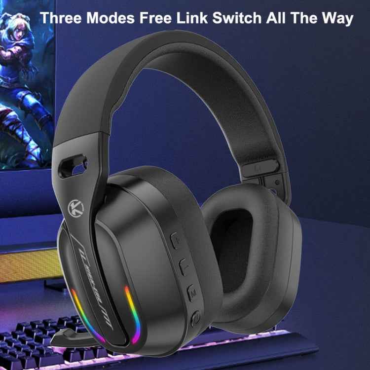 Bluetooth 5.4 Head-mounted RGB Wireless Bluetooth Gaming Headset With Transmitter