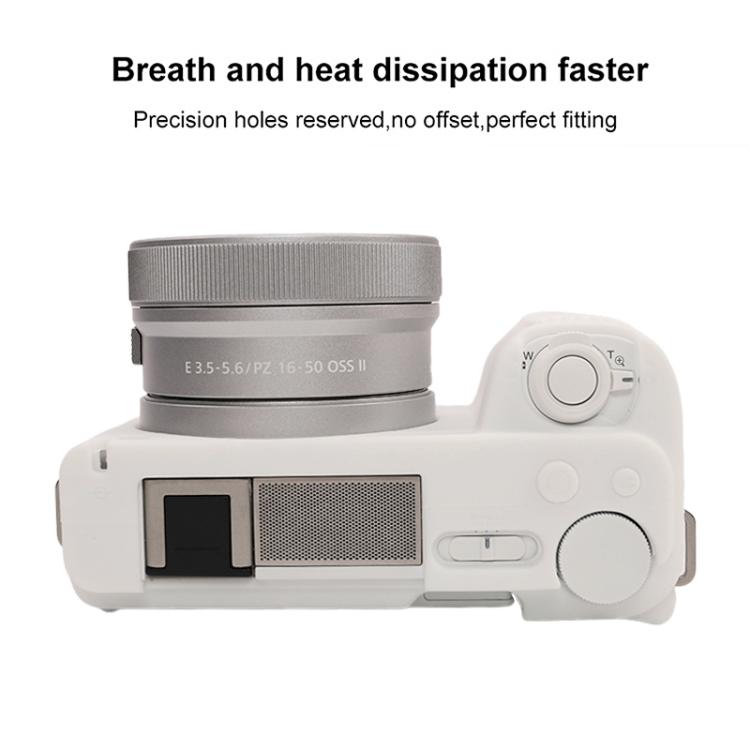 Glossy Soft Silicone Protective Case, For Sony ZV-E10 II / ZV-E10M2