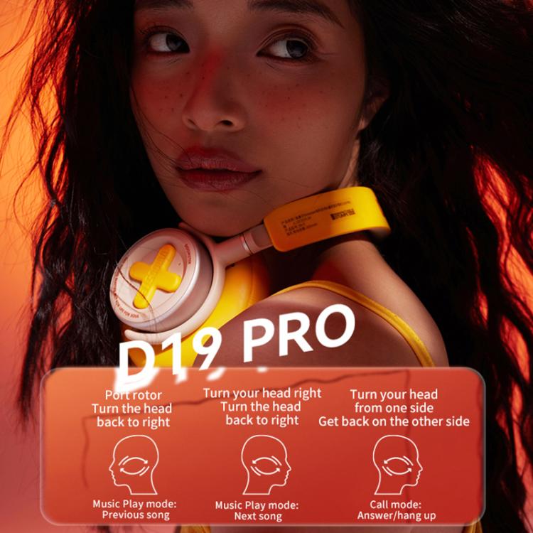 Dmooster D19 Pro ANC and EDC Noise Reduction Bluetooth Headphones
