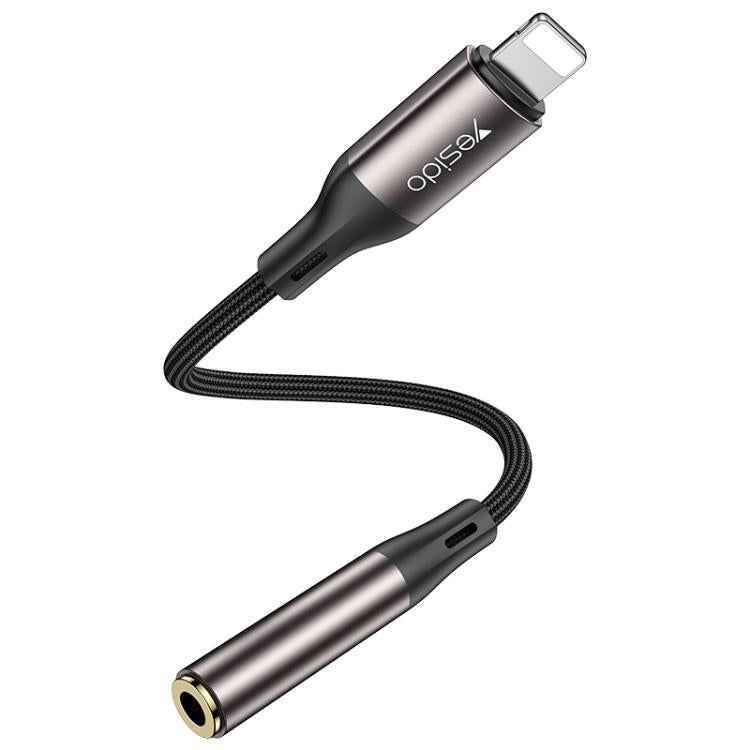 Yesido YAU45 8 Pin to 3.5mm Aluminum Alloy Audio Adapter