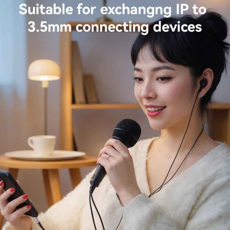 Yesido YAU45 8 Pin to 3.5mm Aluminum Alloy Audio Adapter