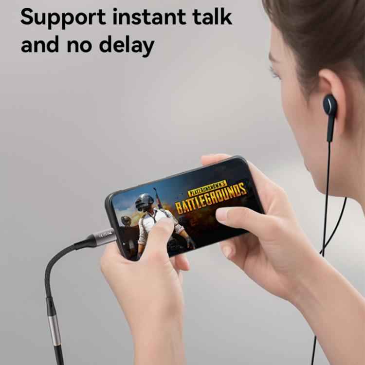 Yesido YAU45 8 Pin to 3.5mm Aluminum Alloy Audio Adapter