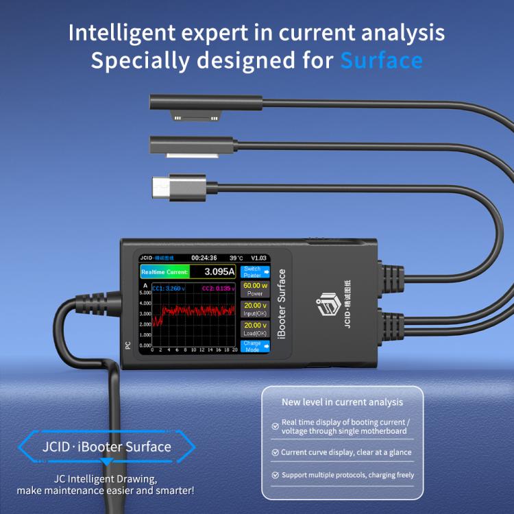 JCID iBooter Surface Current Analyzer for Surface Series