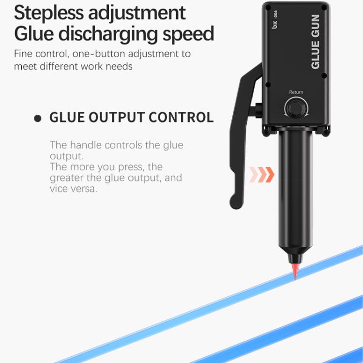 TBK BK-006 Rechargeable Electric Glue Gun Applicable to All Fluid Glues