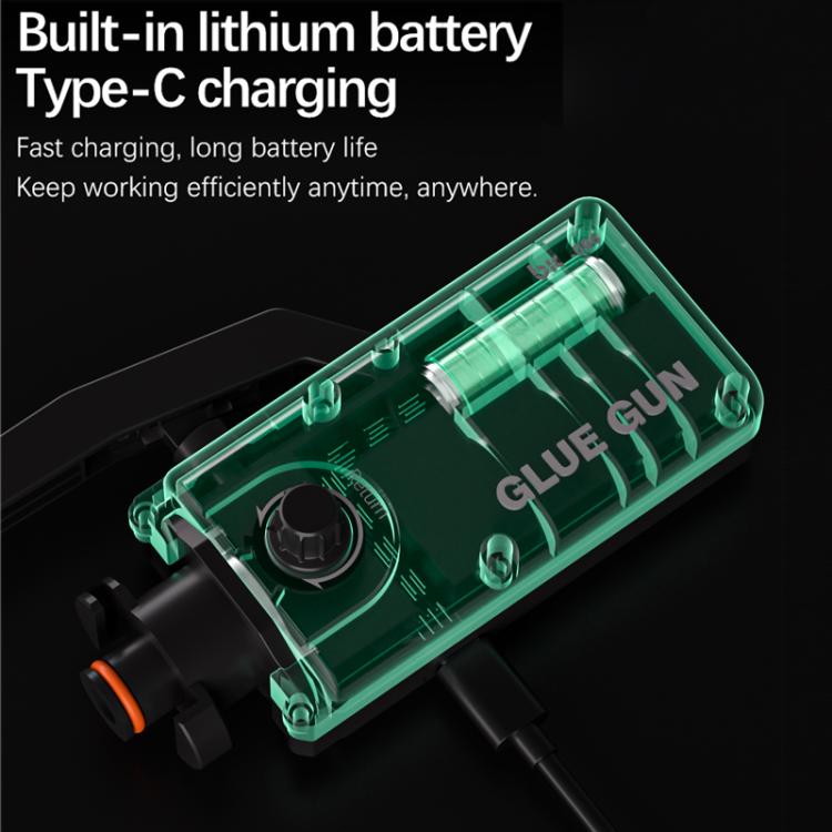 TBK BK-006 Rechargeable Electric Glue Gun Applicable to All Fluid Glues