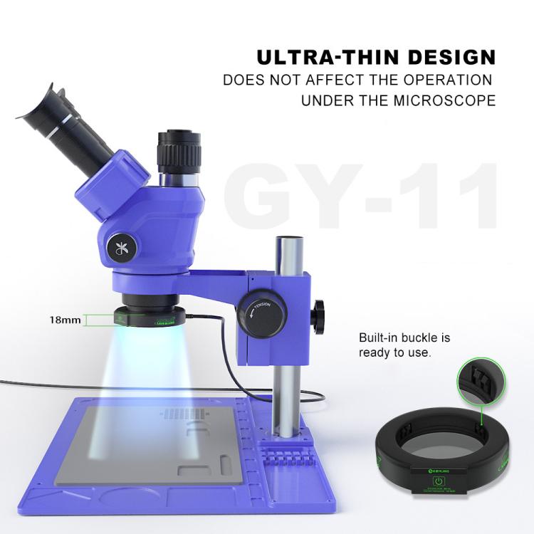 Mijing GY-11 Dust-proof and Smoke-proof Microscope Assisted Touch Ring Light Source