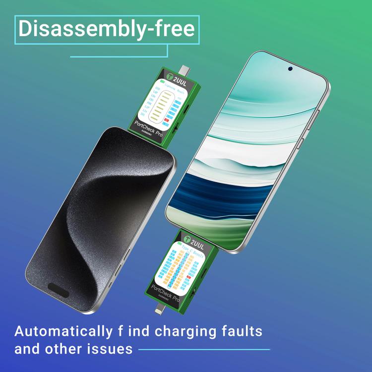 2uul PW31 PortCheck Pro 5V / 2A Type-C / Lighting Interface Automatic Tail Plug Detector