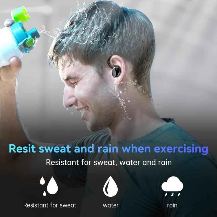 Q38 Ear-mounted LED Digital Display Wireless Bluetooth Earphone