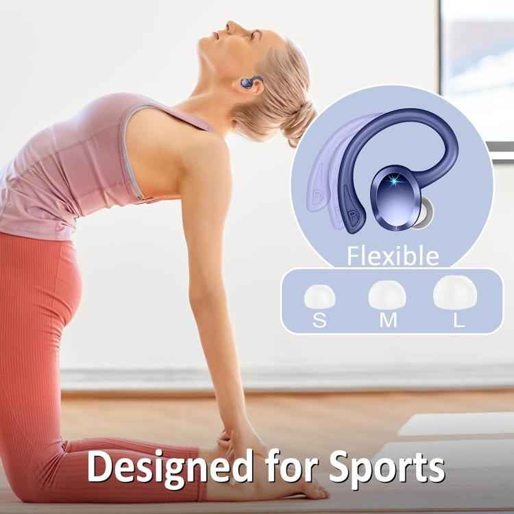 Q38 Ear-mounted LED Digital Display Wireless Bluetooth Earphone