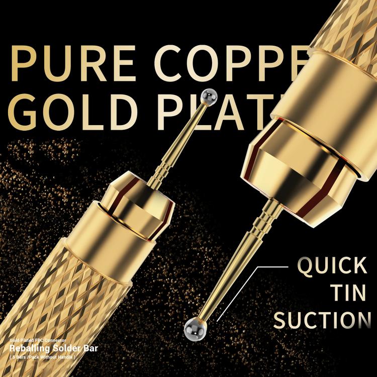 2uul SC96 Gold Plated FPC Connector Reballing Solder Bar