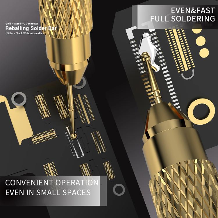 2uul SC96 Gold Plated FPC Connector Reballing Solder Bar