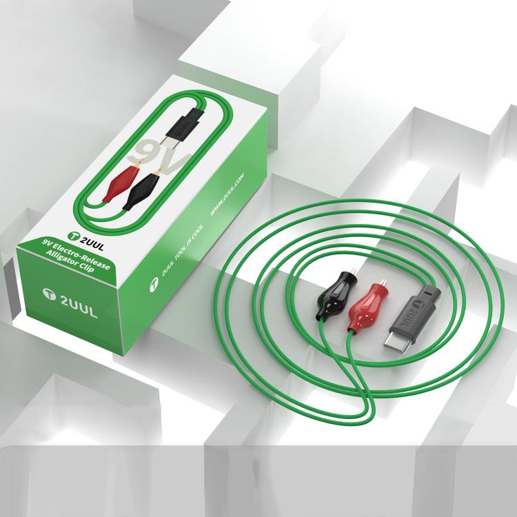 2uul PW03 9V Electro-Release Alligator Clip