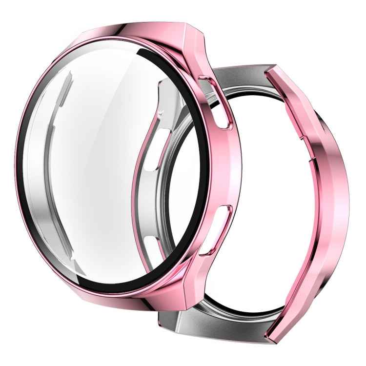2 in 1 Tempered Glass Screen Protector + Fully Plating PC Case, For Huawei Watch GT2e