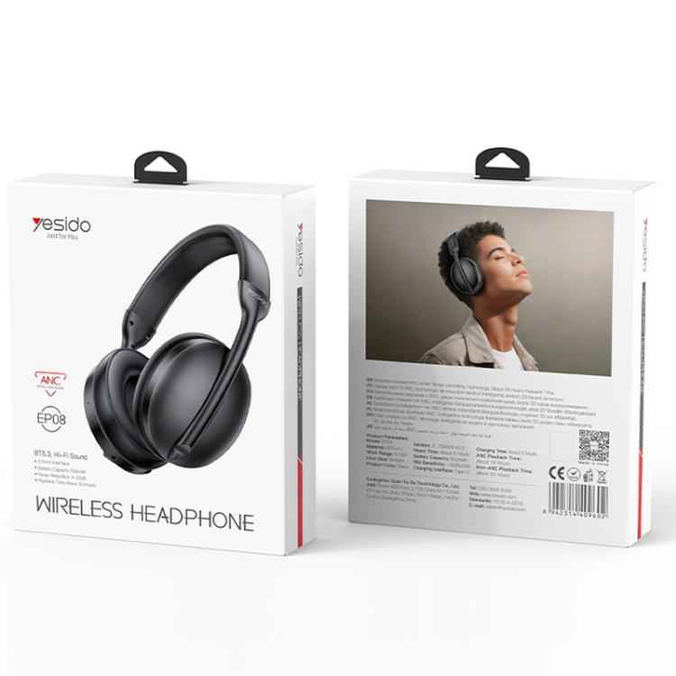 Yesido EP08 ANC Noise Reduction Bluetooth Headphones