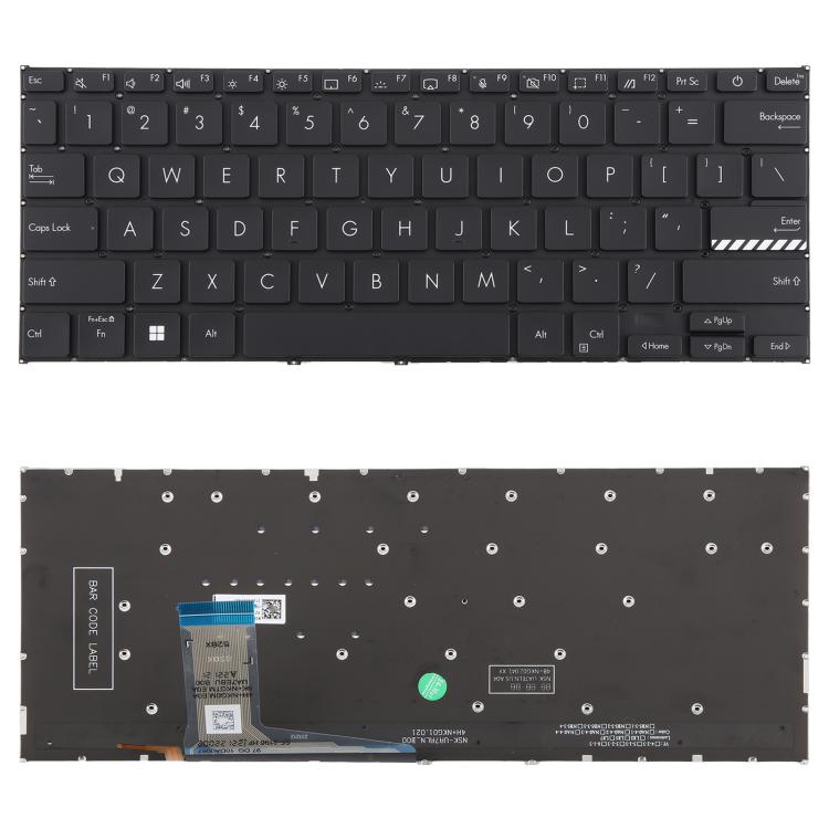 US Version Backlit Laptop Keyboard for Asus VivoBook 14 Pro X1402 M1402 D1402 F1402 X1403Z X1402Z