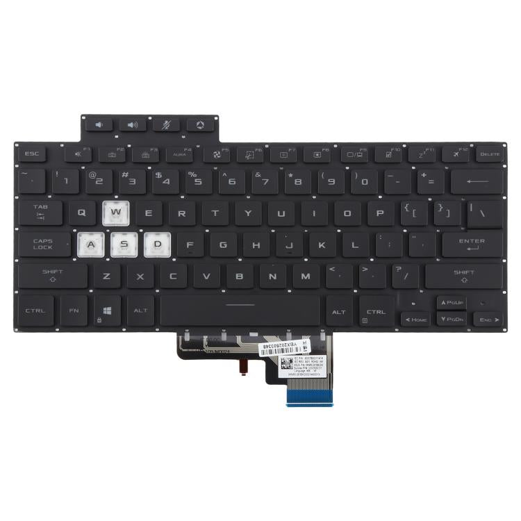 US Version Backlit Laptop Keyboard for Asus TUF Air Air FX516 FX516P FX516PR FX516PM FA516