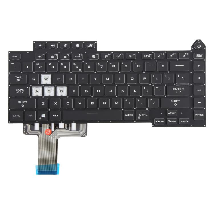 Clavier rétroéclairé coloré pour ordinateur portable Asus ROG Strix G15 G513 G513Q G513QM G513QY G533, G15 (version américaine)