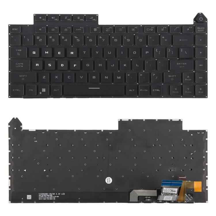 US Version Colorful Backlit Laptop Keyboard for Asus ROG Strix G16 G614 G614JU G634 G634JY 2023, G16 (Colorful)