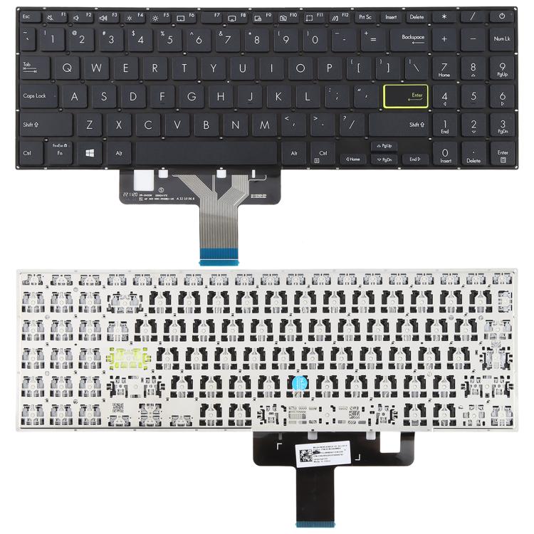 US Version Laptop Keyboard for Asus VivoBook X521 V5100E X521FL S5600F S533F 2020