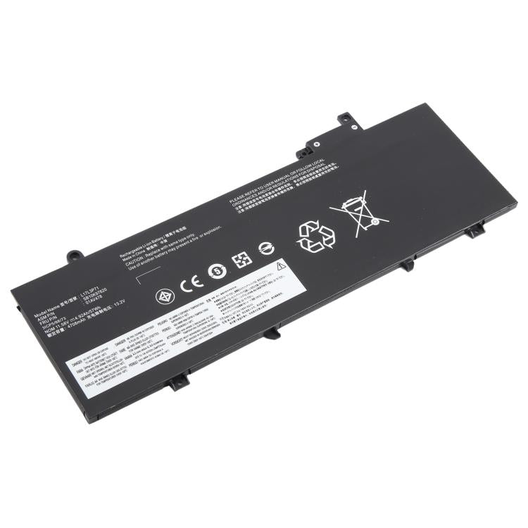 For Lenovo ThinkPad T480S Series 01AV478 / L17L3P71 SB10K97620 11.58V 57WH Battery Replacement