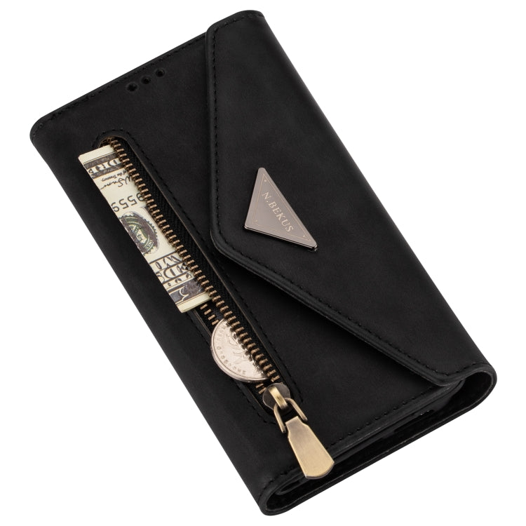 Skin Feel Zipper Horizontal Flip Leather Case with Holder & Card Slots & Photo Frame & Lanyard & Long Rope, For iPhone 6, For iPhone 6 Plus, For iPhone 7 / 8 / SE (2020), For iPhone 7 Plus / 8 Plus, For iPhone 11, For iPhone 11 Pro, For iPhone 11 Pro M...