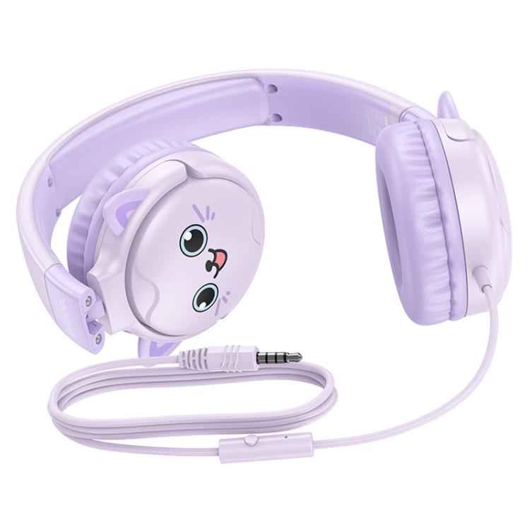hoco W61 Voice Children Head-mounted Wired Earphone