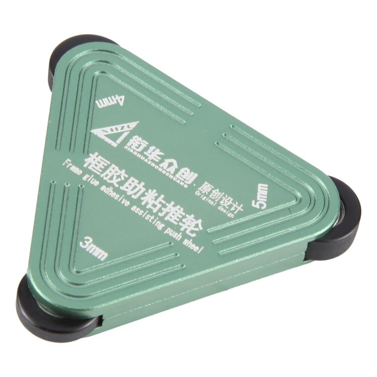 XHZC Middle Frame Waterproof Adhesive Assisting Push with 3 / 4 / 5mm Auxiliary Wheel