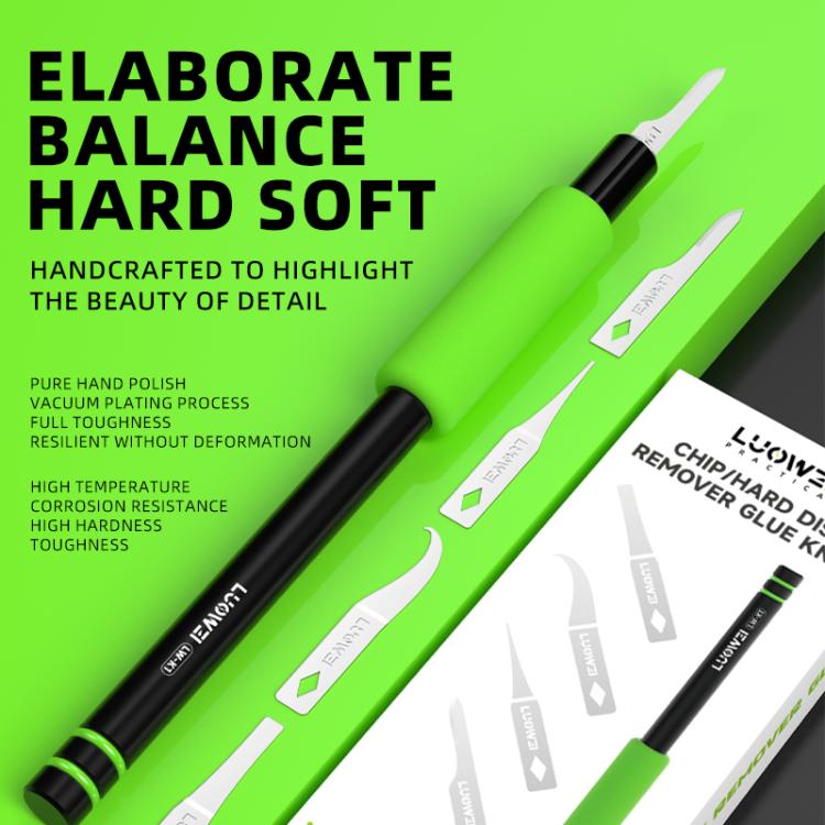 LUOWEI LW-K1 4 in 1 Motherboard CPU IC Glue Quicky Remove Maintenance Knife Set