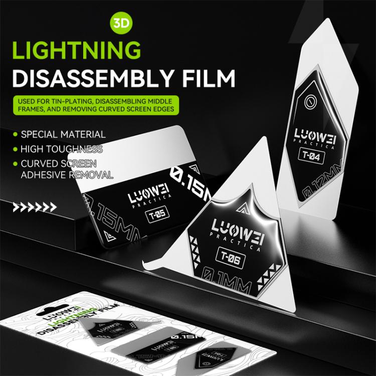 LUOWEI LW-T04/05/06 Lightning Disassembly Film Set