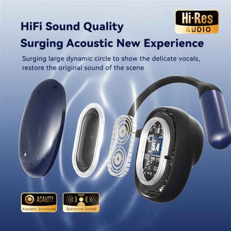 F20 Ear-Hook ANC Noise Reduction BT 5.4 IPX5 Wireless Earphones