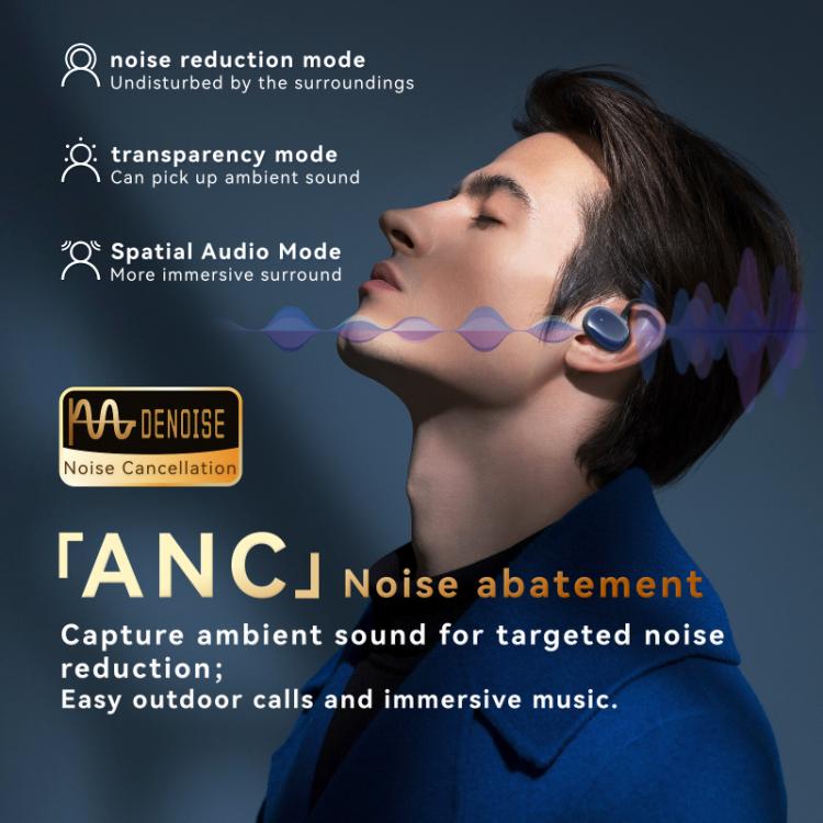 F20 Ear-Hook ANC Noise Reduction BT 5.4 IPX5 Wireless Earphones