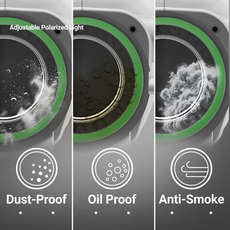 2UUL MS97 Dust-Proof / Oil Proof / Anti-Smoke Microscope Adjustable Polarized Light