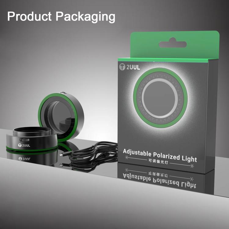 2UUL MS97 Dust-Proof / Oil Proof / Anti-Smoke Microscope Adjustable Polarized Light