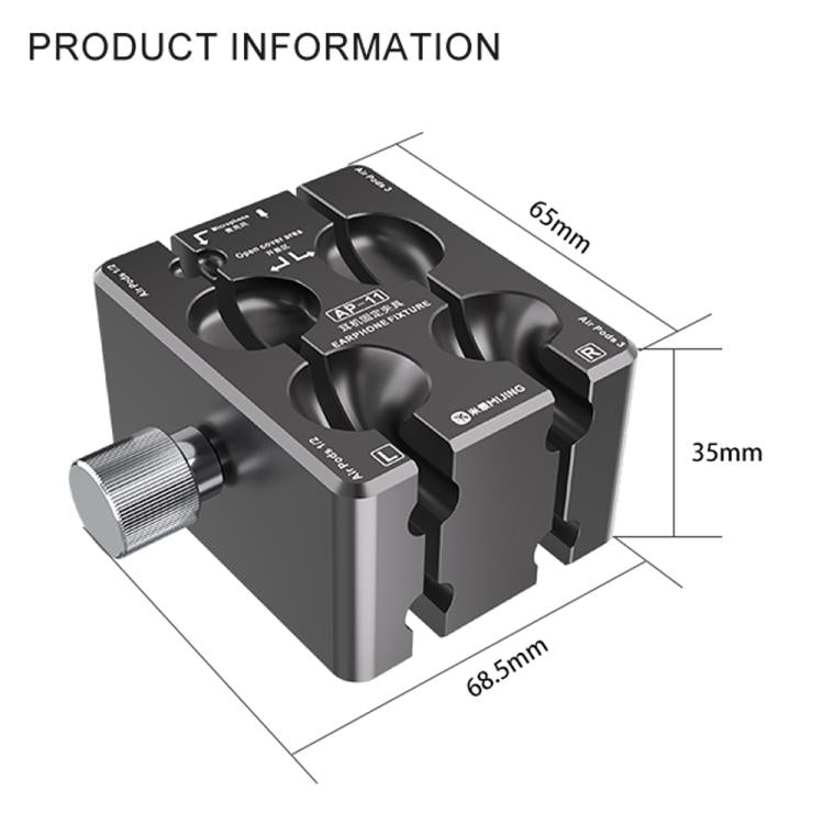 Mijing MP-11 Earphone Repair Fixture for AirPods 1 / 2 / 3 / AirPods Pro 1 / 2